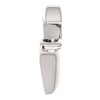 14k White Gold Freeform Pendant