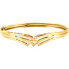 Hinged Bangle Bracelet in 14k Yellow Gold