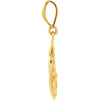 14k Yellow Gold Web Pendant