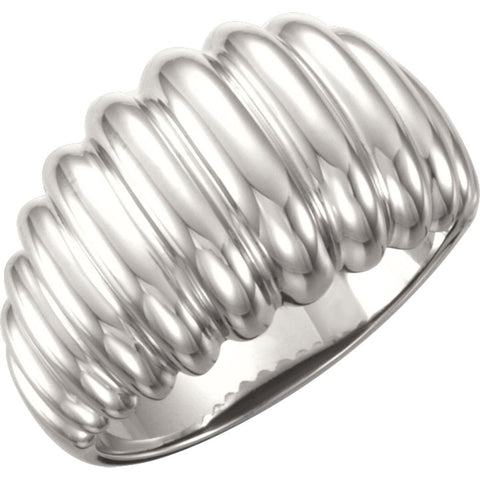 Continuum Sterling Silver Design Ring, Size 7