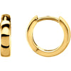14K Yellow Gold 11.5mm Hinged Hoop Earrings