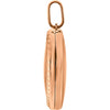 14k Rose Gold Heart Rope Design Locket