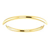 14k Yellow Gold 1.5mm Comfort Fit Band, Size 4