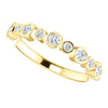 14k Yellow Gold 1/3 CTW Diamond Ring, Size 7