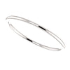 14k White Gold 1mm Comfort Fit Band, Size 8