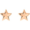 14k Rose Gold Star Earrings