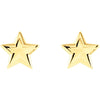 14k Yellow Gold Star Earrings