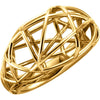 14K Yellow Gold Nest Design Ring (Size 6)