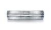 Benchmark-Titanium-6mm-Comfort-Fit-Satin-Finished-Center-Concaved-Cut-Design-Wedding-Band-Ring--Size-6.5--560T06.5