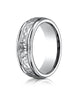 Benchmark-Titanium-7mm-Comfort-Fit-Hammered-Finished-Design-Wedding-Band-Ring--Size-6--67502T06