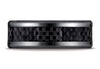 Benchmark-Black-Titanium-8-mm-Comfort-Fit-Carbon-Fiber-Inlay-Design-Wedding-Band-Ring--Size-6.5--CF68900CFBKT06.5