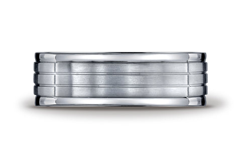 Benchmark-Titanium-7mm-Comfort-Fit-Satin-Finished-Four-Sided-Design-Wedding-Band-Ring--Size-6.5--CF77334T06.5