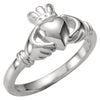 Kids' Claddagh Ring in Sterling Silver (Size 6)