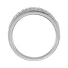 14k White Gold 1/5 CTW Diamond Band, Size 7