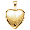 Prayer Locket in Gold Plated Sterling Silver