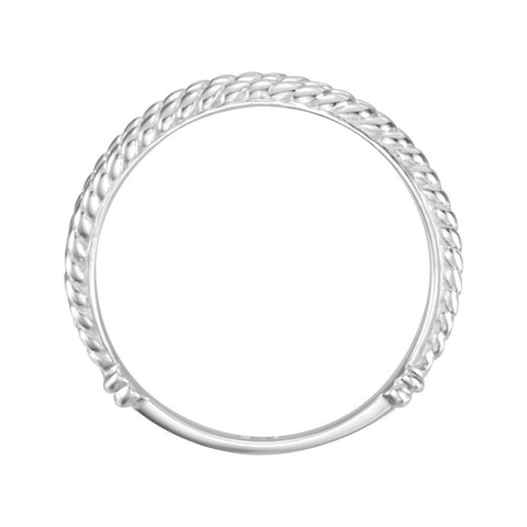 Sterling Silver Ichthus (Fish) Chastity Ring, Size 6