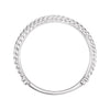 Sterling Silver Ichthus (Fish) Chastity Ring, Size 6