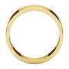 14k Yellow Gold 7mm Flat Band, Size 7