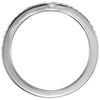 18k White Gold 1/6 CTW Diamond Band , Size 7