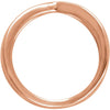 14k Rose Gold Criss-Cross Ring Size 7