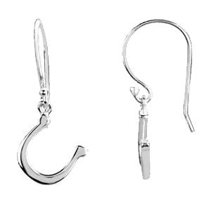Sterling Silver Petite Horseshoe Earrings