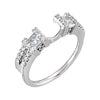 1/2 CTTW Diamond Enhancer in 14k White Gold (Size 7 )