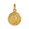 08.00 mm St. Christopher Medal in 14K Yellow Gold