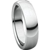 Platinum 6mm Heavy Comfort Fit Band, Size 10