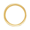 14k Yellow Gold Solstice Solitaire® 2.5-6.0 CT Tapered Bombé Band, Size 6