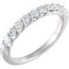 14K White Gold 5/8 CTW Diamond Band (Size 6)
