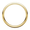 18k Yellow Gold 6mm Double Milgrain Comfort Fit Bands, Size 9