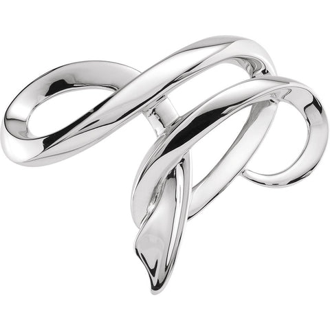 14k White Gold Fashion Chain Slide
