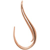 14k Rose Gold Freeform Pendant
