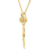Sterling Silver Decorative Dangle 18" Necklace