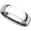 Sterling Silver 5mm Light Comfort Fit Band, Size 5