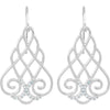 Sterling Silver Filigree Scroll Earrings
