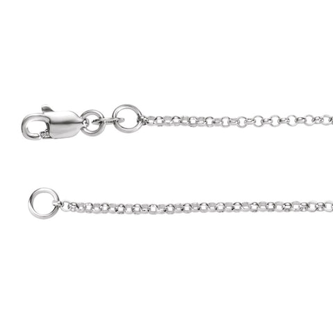 Sterling Silver Rolo Chain 1.5mm