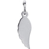 Sterling Silver Angel Wing Charm with Jump Ring