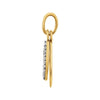 14k Yellow Gold .08 CTW Diamond Pendant