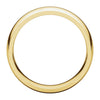10k Yellow Gold 6mm Light Comfort Fit Band, Size 13.5