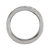 14k White Gold Celtic Design Band, Size 8