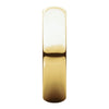 14k Yellow Gold 5mm Half Round Band, Size 8.5