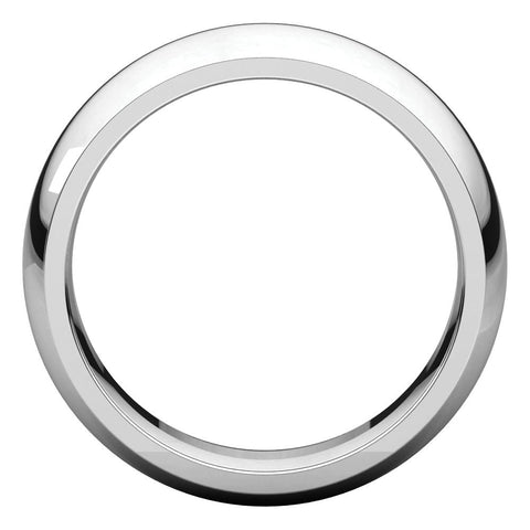 Sterling Silver 7mm Comfort Fit Band, Size 10