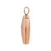 14K Rose Gold-Plated Sterling Silver Double Heart Locket