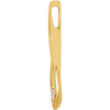 14k Yellow Gold 1/10 CTW Diamond Freeform Pendant
