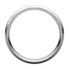 Platinum 5mm Double Milgrain Comfort Fit Band, Size 10