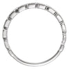 14k White Gold .08 CTW Diamond Ring Size 7