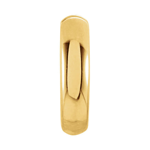 14k Yellow Gold 9.5mm Hinged Earrings