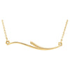 14k Yellow Gold Freeform 17.5-inch Necklace