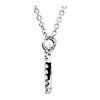 14k White Gold 1/8 CTW Diamond 16" Necklace